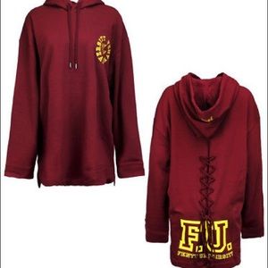 Fenty Puma lace up hoodie